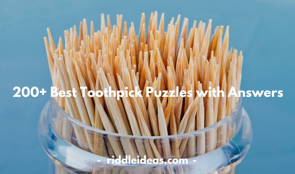 Toothpick Puzzles with Answers