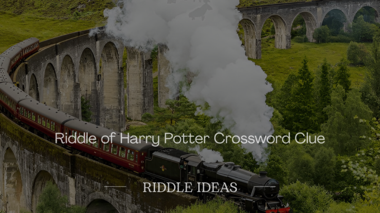 Riddle of Harry Potter Crossword Clue