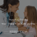 Stethoscope with 200+ hospital riddles, glowing with funny hospital riddles spark.