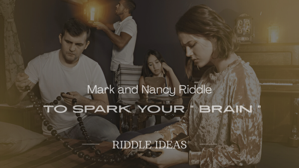 Puzzle piece with 200+ Mark and Nancy riddle, bursting with Mark and Nancy riddles spark.